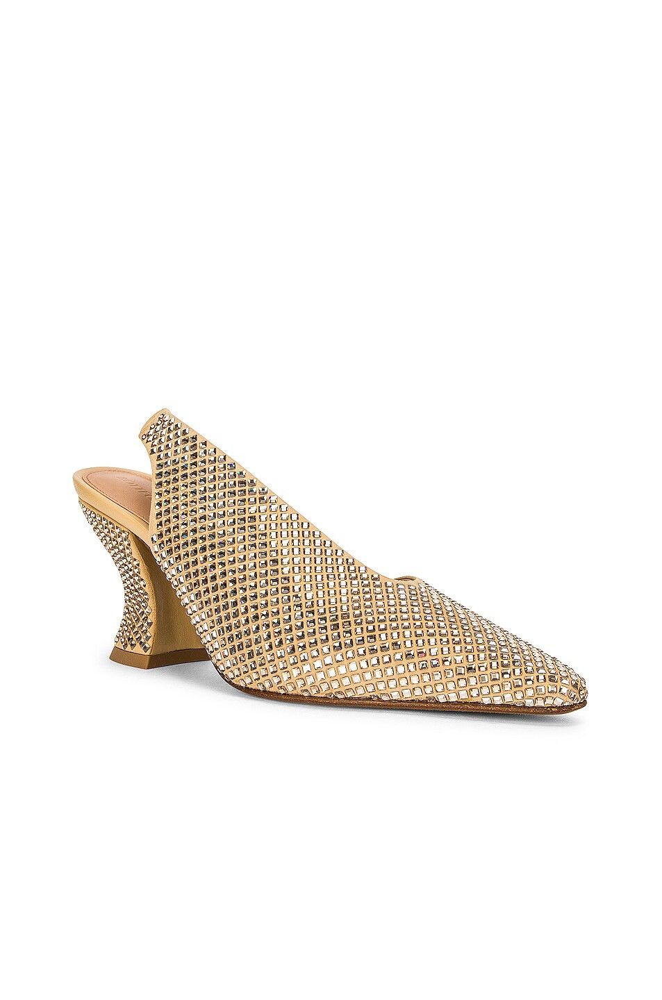 Bottega Veneta o1n1vont1124 Almond Pumps in Silver/Yellow Size US 6 / IT 36 - 2 Thumbnail