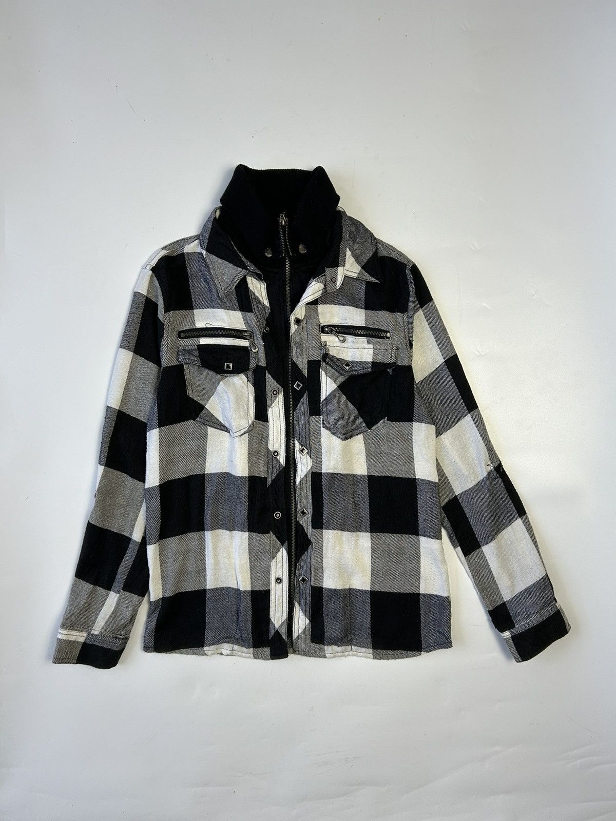 In The Attic IN THE ATTIC FLANNEL JACKET Size M / US 6-8 / IT 42-44 - 2 Thumbnail