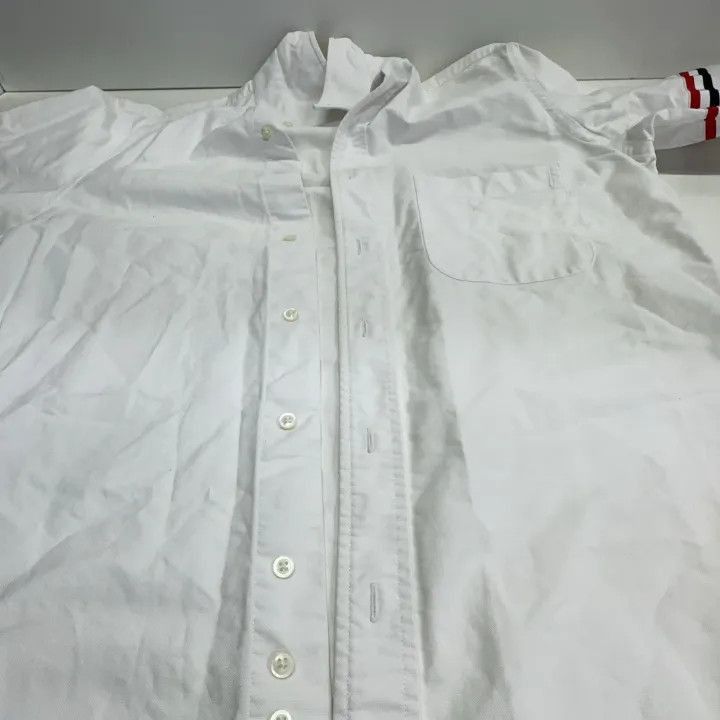 Thom Browne Thom Browne Classic Long Sleeve Oxford Shirt -2507 Size US M / EU 48-50 / 2 - 9 Thumbnail