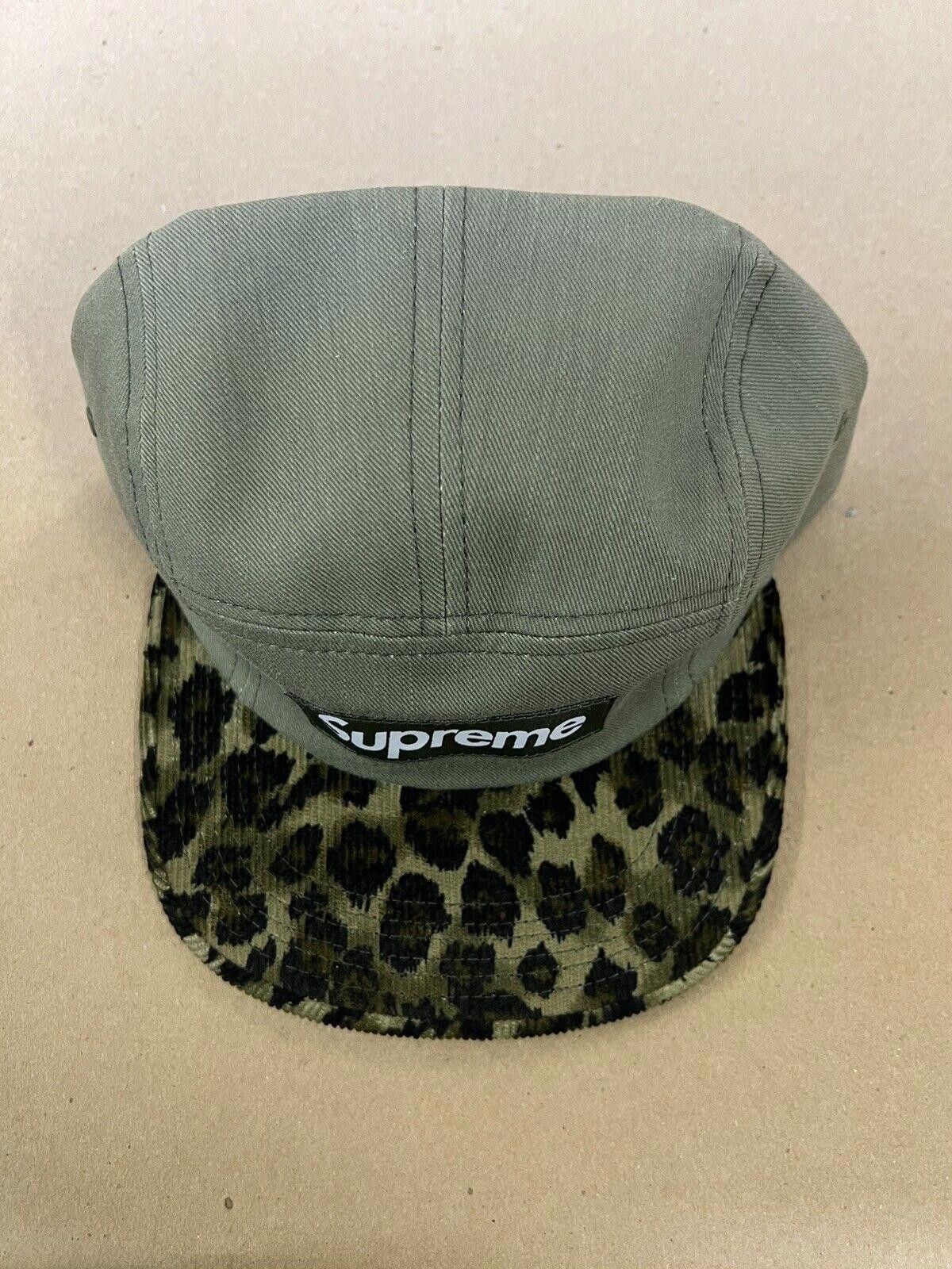 Supreme FW11 Supreme Safari Leopard Olive Box Logo 5 Panel Camp Cap Size ONE SIZE - 2 Thumbnail