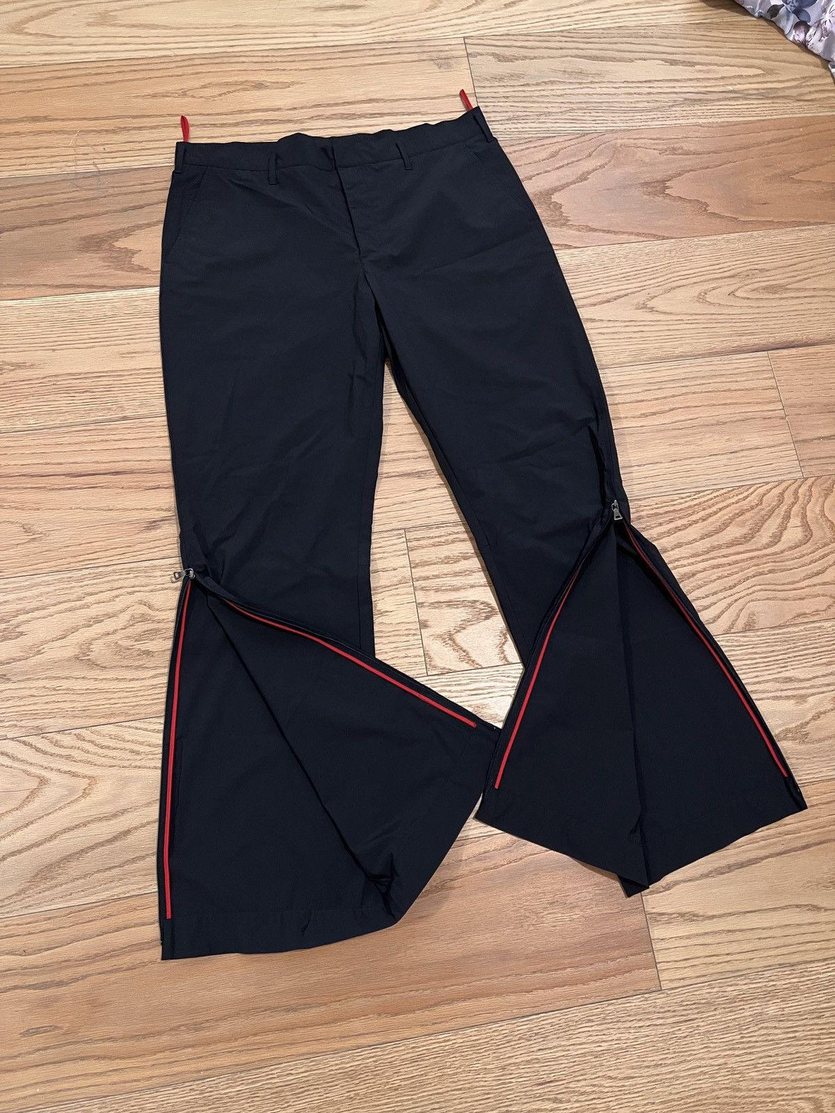 Prada Prada Sport Linea Rossa Black Pants Size US 36 / EU 52 - 3 Thumbnail