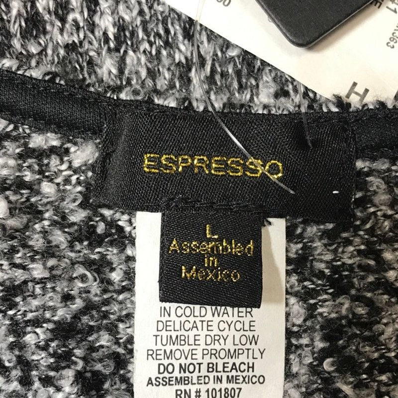 Other Espresso Round Neck 3/4 Cut-Out Sleeves Sweater L Size L / US 10 / IT 46 - 3 Thumbnail