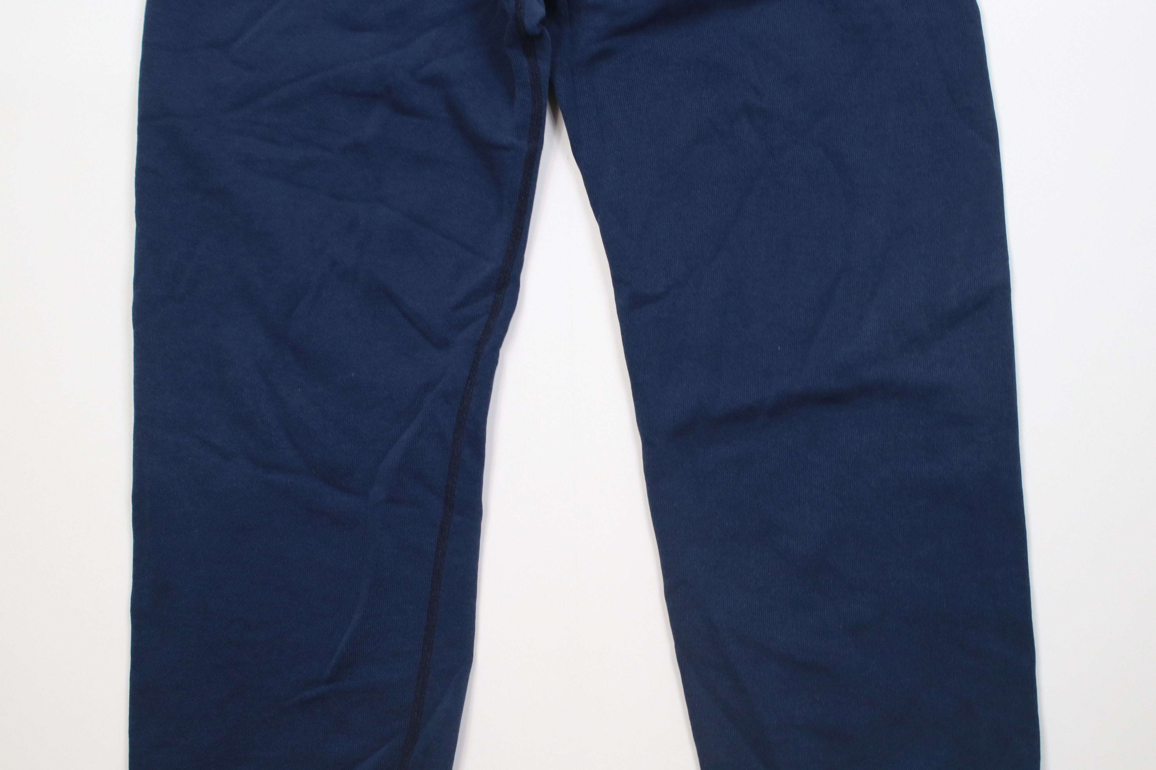 Vintage Vintage 70s 80s Heavyweight Sweatpants Joggers Navy Blue USA Size US 36 / EU 52 - 3 Thumbnail