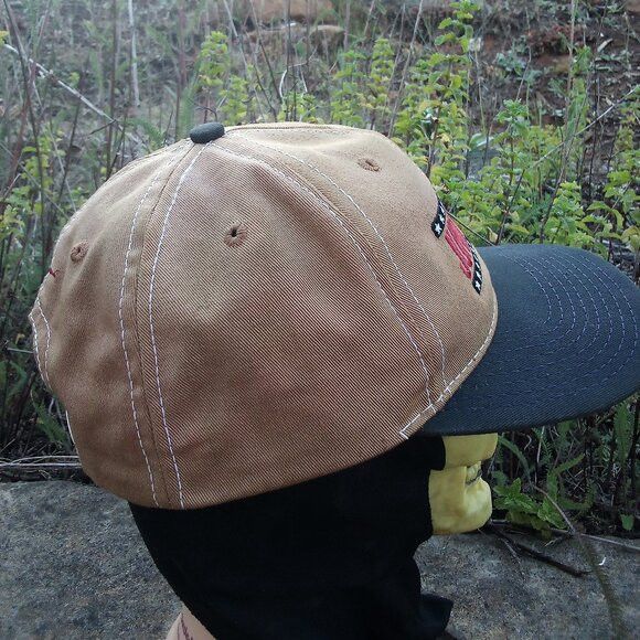 Nike × Vintage Vintage Nike Ken Griffey Junior In '96 Hat Cap Custom Tan Size ONE SIZE - 4 Thumbnail