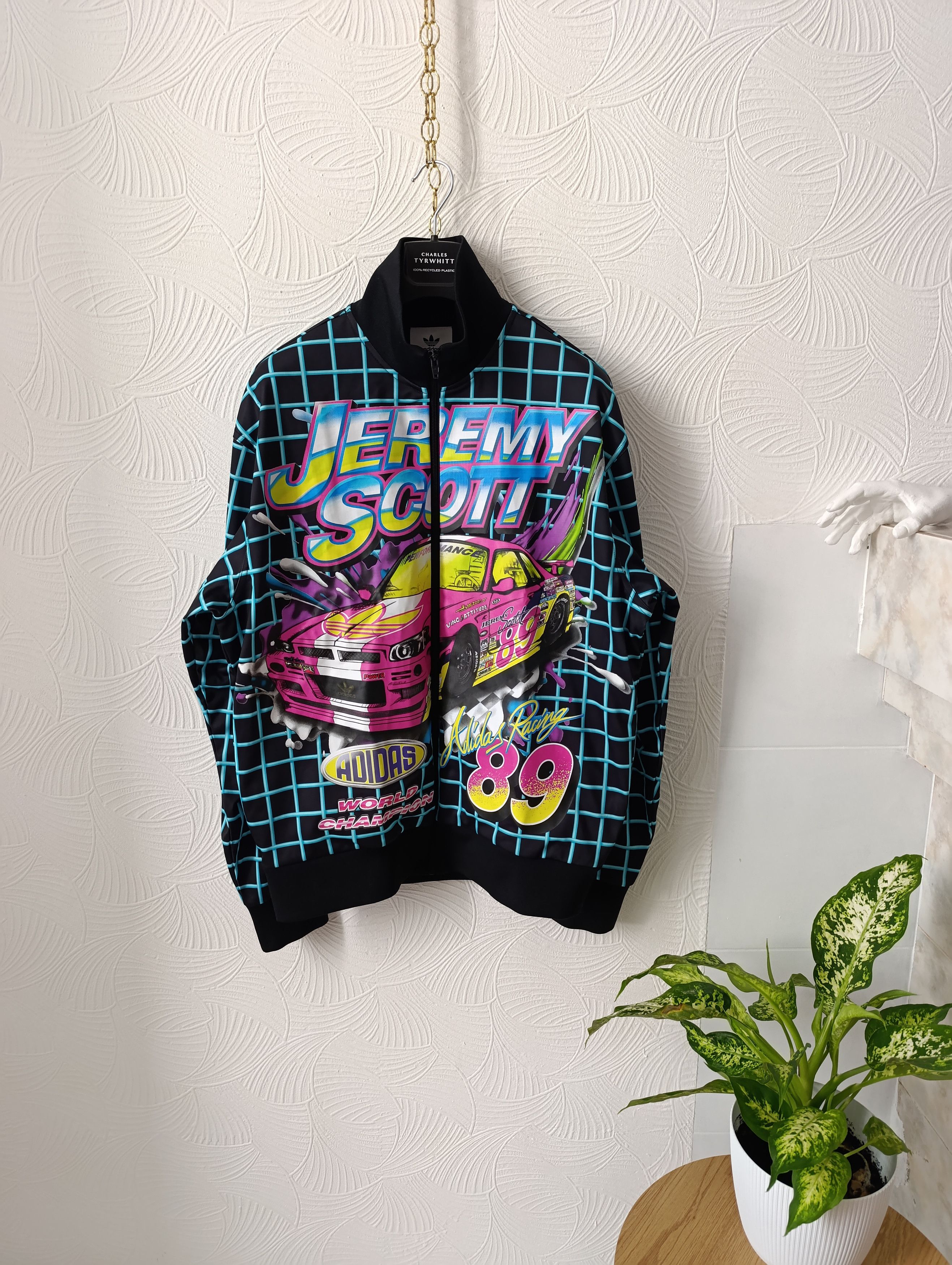 Jeremy Scott Adidas Jeremy Scott Wings Zipper Hoodie, size