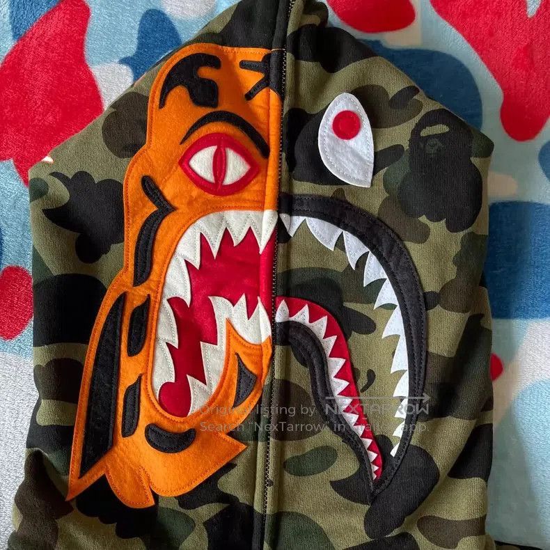 Bape BAPE x Readymade Camo Shark Hoodie. Size US XXL / EU 58 / 5 - 4 Thumbnail