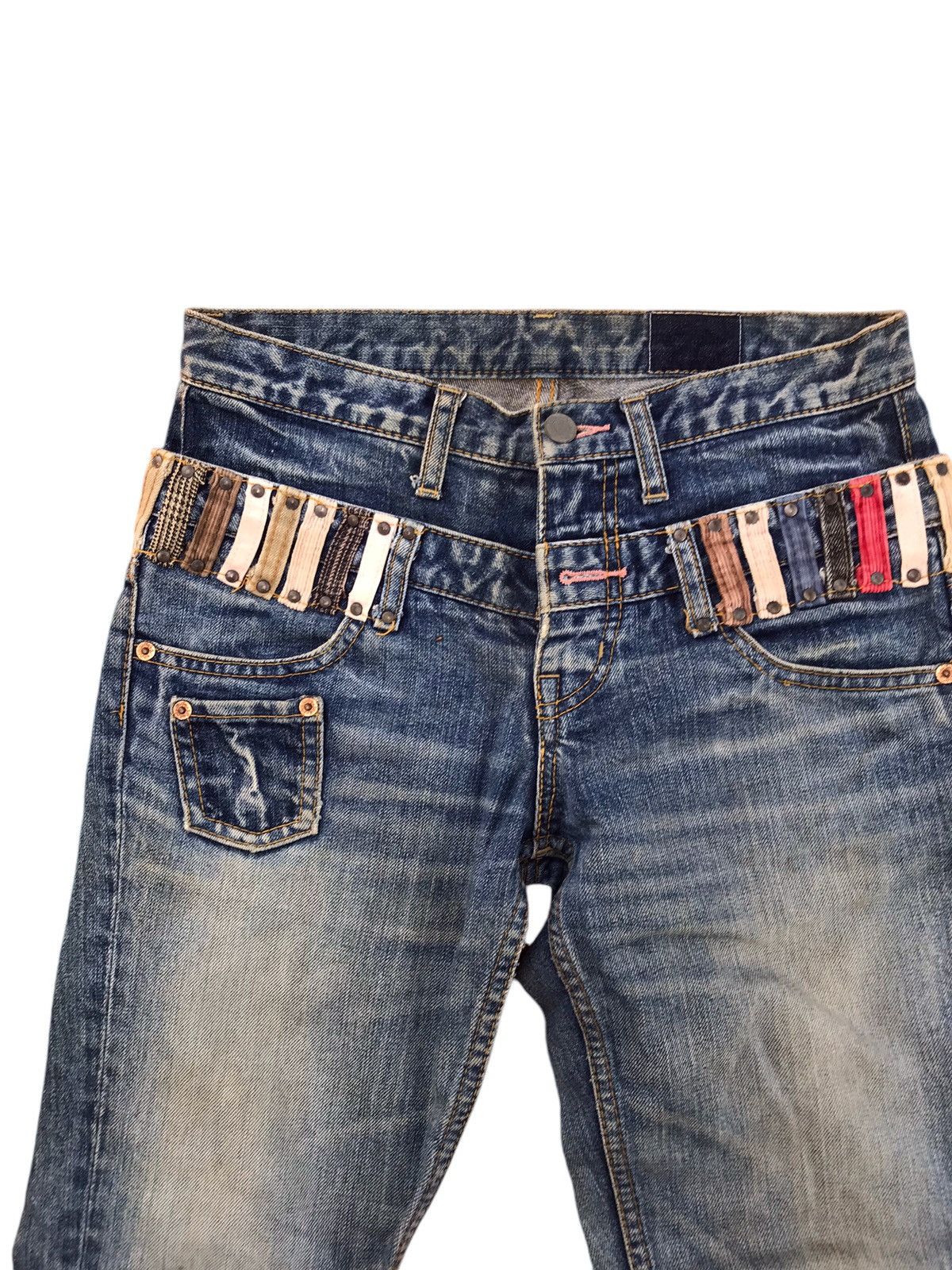 If Six Was Nine × Japanese Brand VINTAGE ANTGAUGE TWO WAIST IF SIX WAS NINE DISTRESSED DENIM Size US 29 - 5 Thumbnail