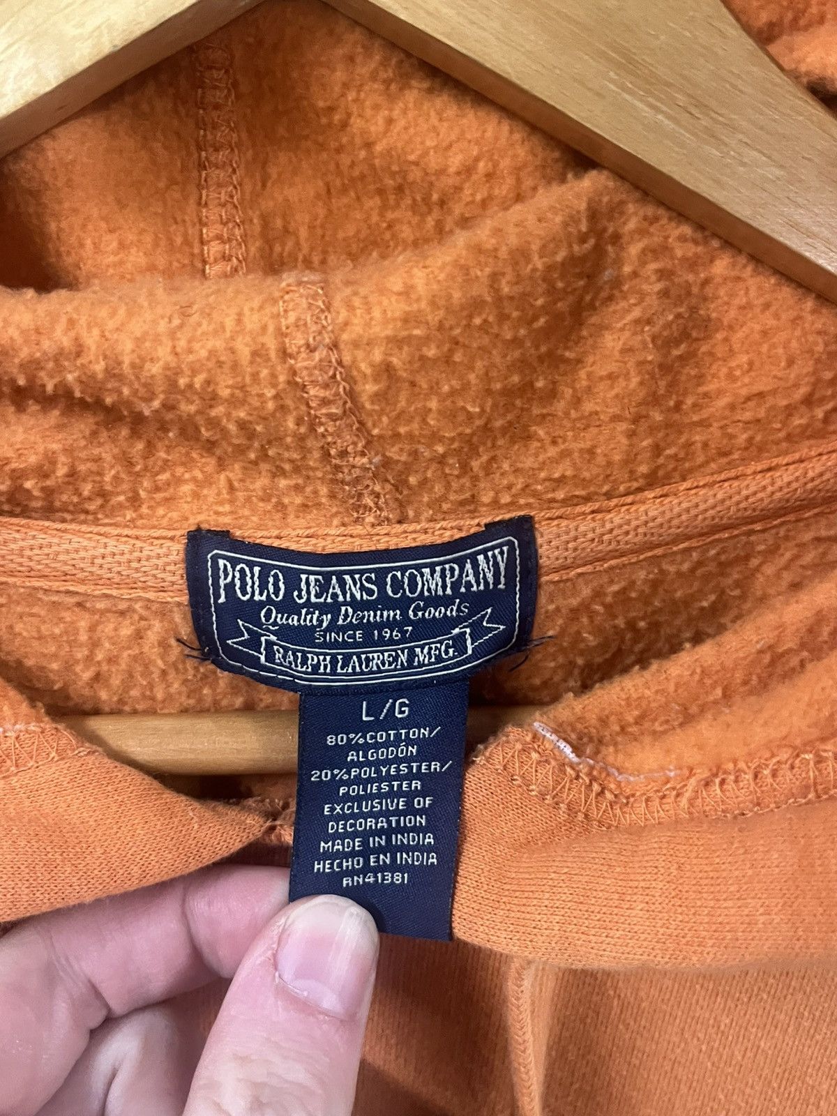 Polo Ralph Lauren Polo Ralph Lauren vintage hoodie preppy streetwear hype Size US L / EU 52-54 / 3 - 4 Thumbnail