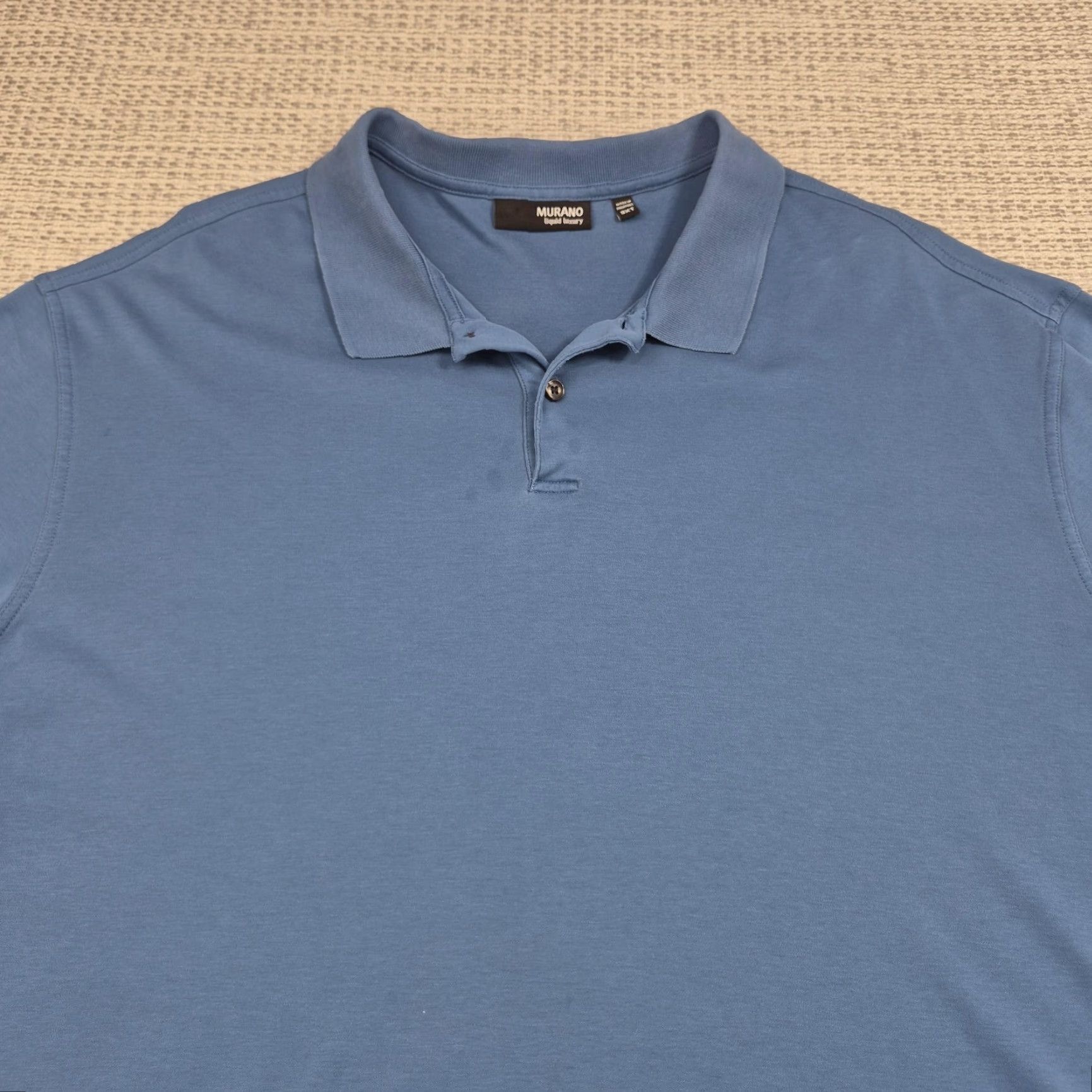 Murano Murano Liquid Luxury Polo Shirt Mens 3XLT Blue Short Sleeve Big Tall Preppy Shirt Size US XXL / EU 58 / 5 - 4 Thumbnail