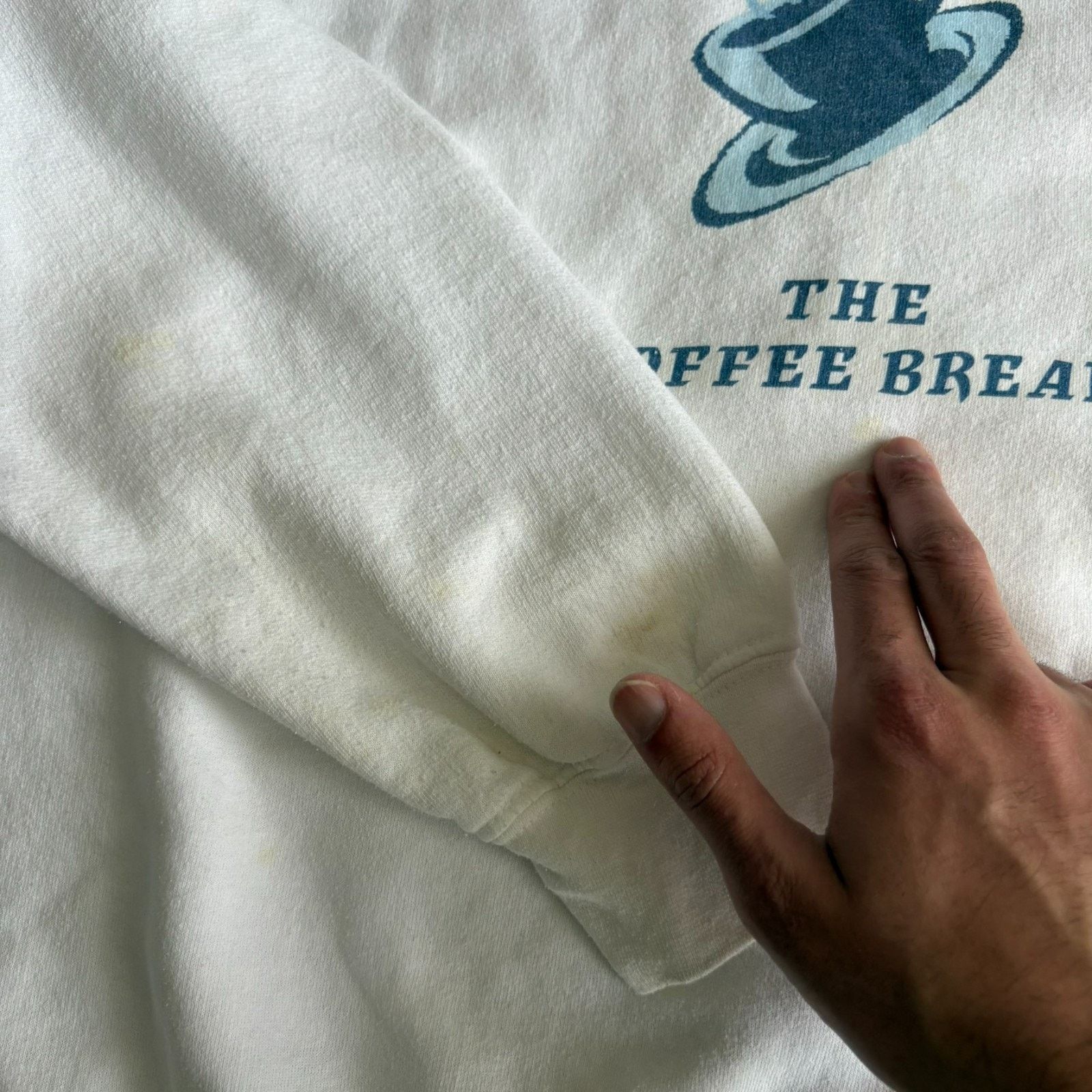 Vintage Vintage Coffee Sweatshirt Men's Size L 1990s Worn Size US L / EU 52-54 / 3 - 7 Thumbnail
