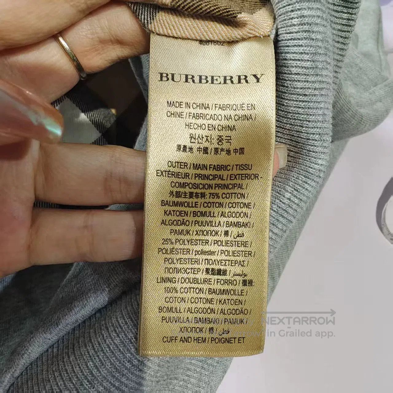 Burberry burberry embroidered hooded jacket for men. Size US XXL / EU 58 / 5 - 6 Thumbnail