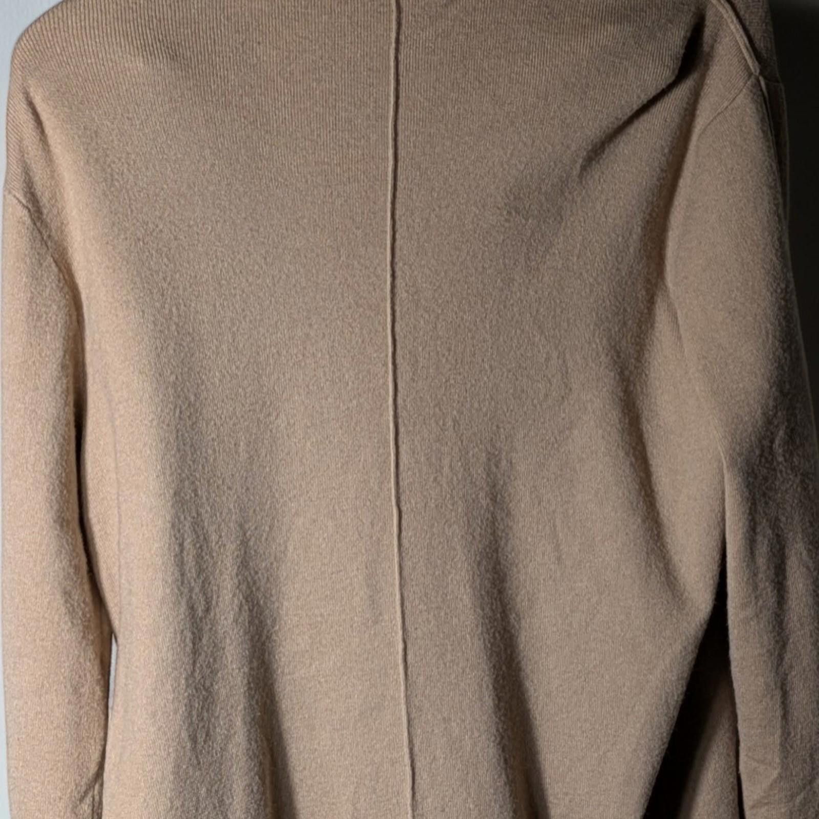 Heartloom Heartloom M Draped Wrap Cardigan Sweater Tan Criss-Cross Size M / US 6-8 / IT 42-44 - 5 Thumbnail