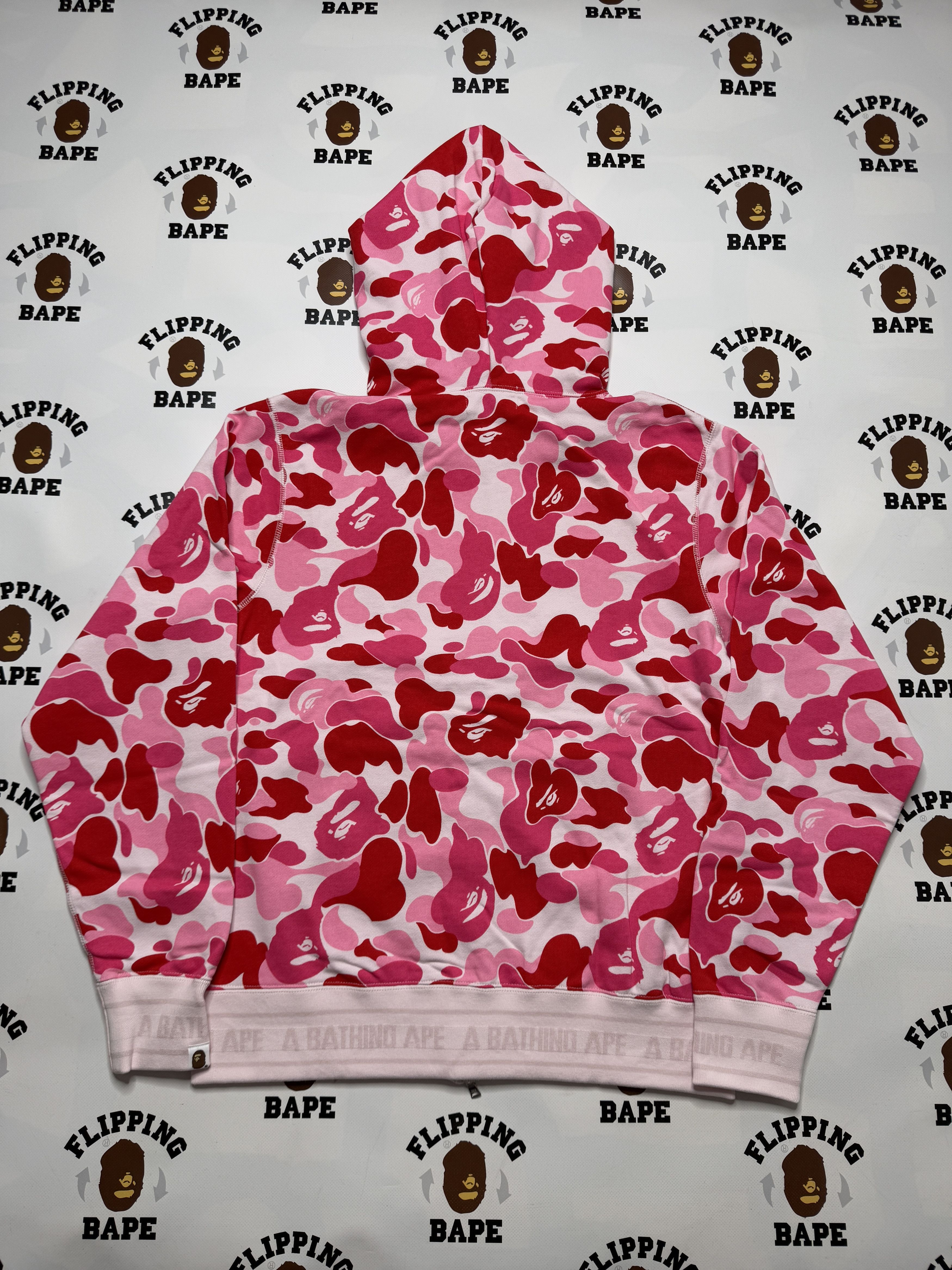 Bape BAPE ABC CAMO LOGO RIB FULL ZIP HOODIE Size US XL / EU 56 / 4 - 2 Thumbnail