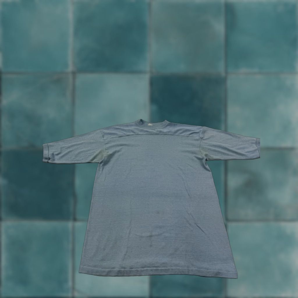Vintage VINTAGE Stedman Shirt Mens Large Blue Blank Crewneck Short Sleeve Tee Basic Size US L / EU 52-54 / 3 - 1 Thumbnail