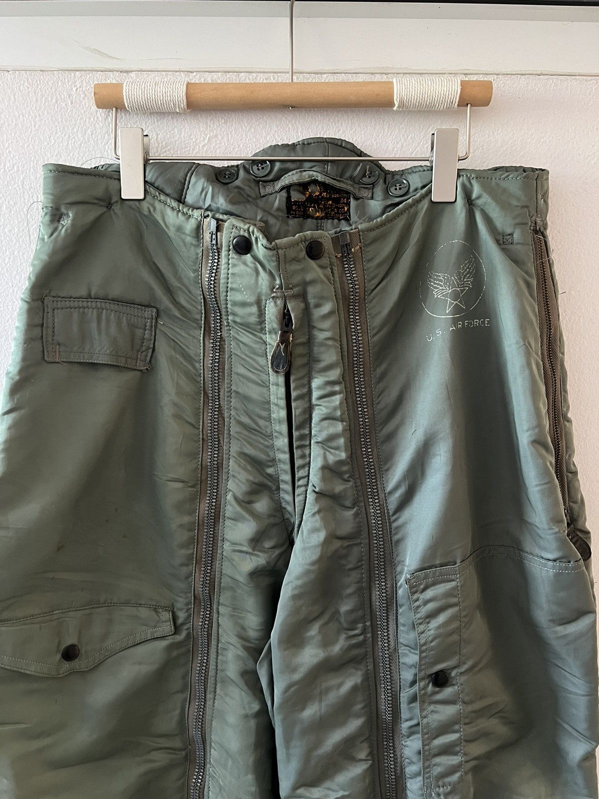 Vintage 1940s Us Air Force Military Pants Size US 36 / EU 52 - 4 Thumbnail