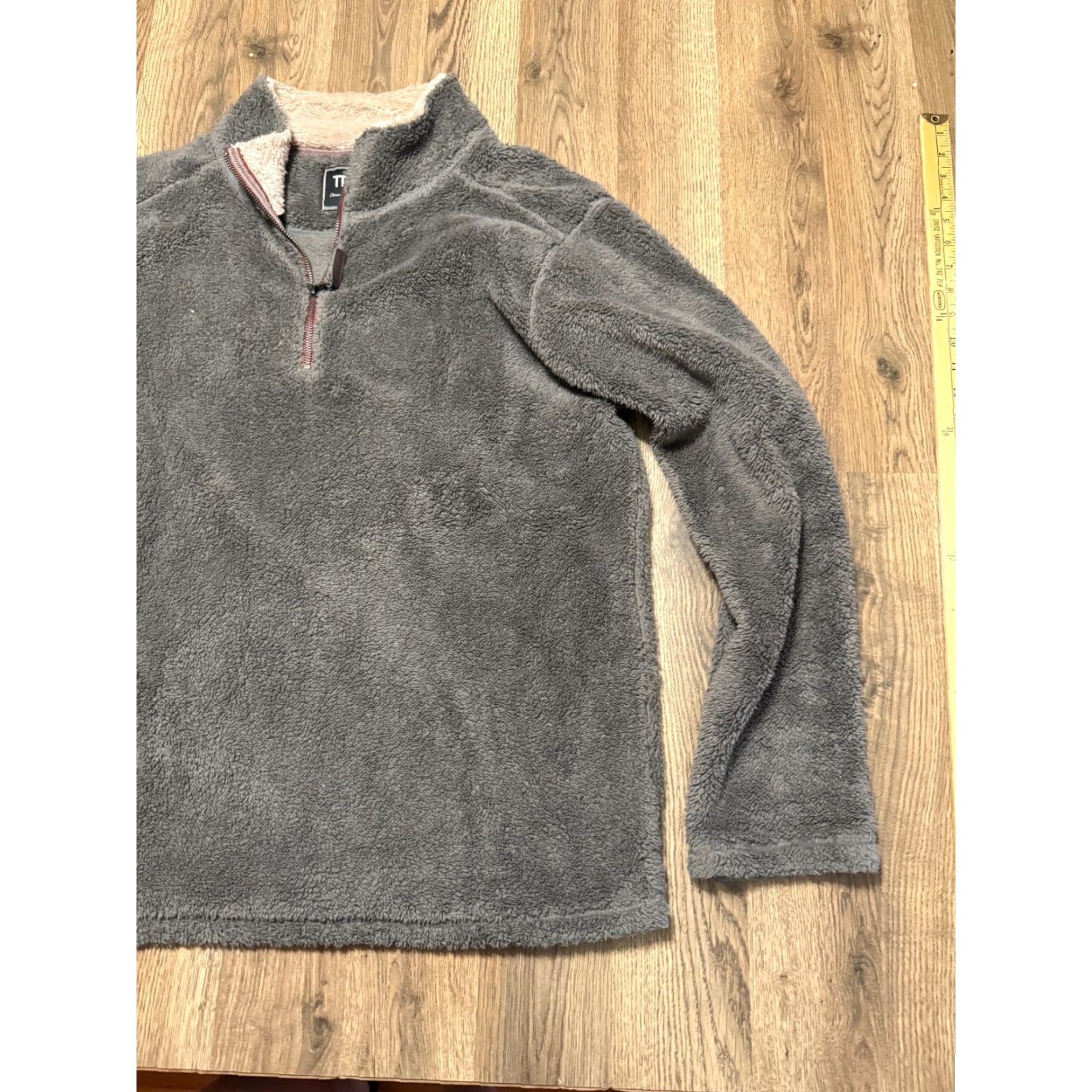 Vintage Trinity Sweater, Men’s XL, Gray, Sherpa, Pullover, 1/4 Zip Up, Knit, Long Sleeve, Regular Fit, Casual, Wool? Size US XL / EU 56 / 4 - 4 Thumbnail
