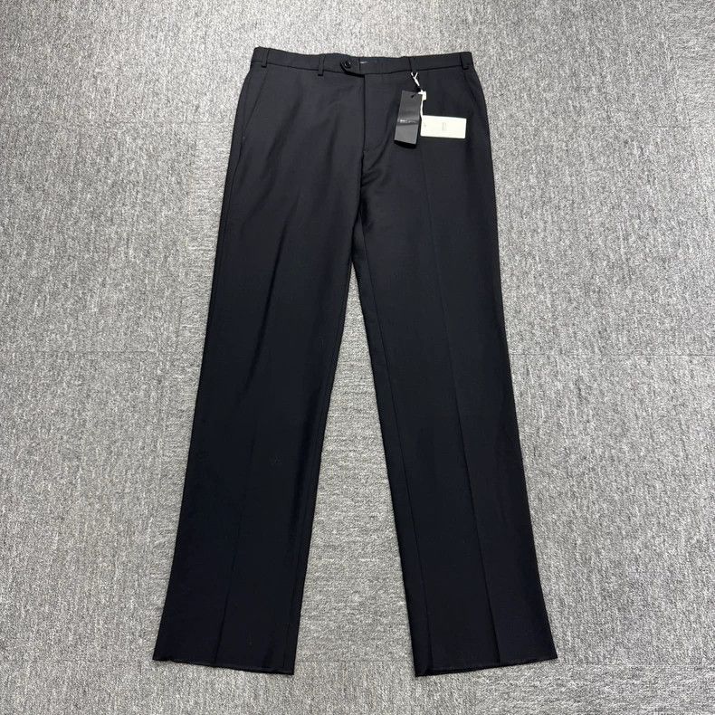Emporio Armani Armani Black Wool Casual Pants Size US 36 / EU 52 - 1 Thumbnail