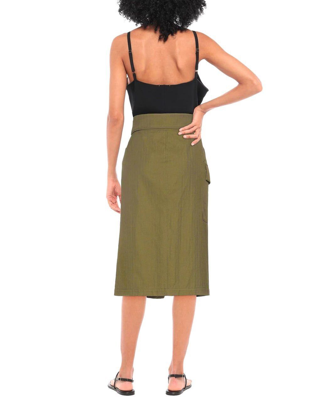 Kenzo KENZO / Wrap Midi Skirt in Cotton & Linen Size 26" / US 2 / IT 38 - 7 Thumbnail