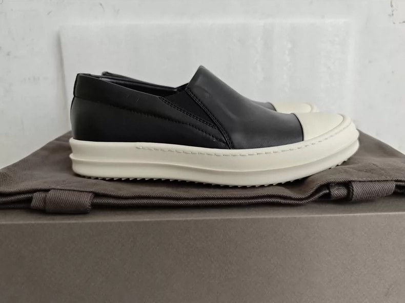 Rick Owens Rick Owens full leather mainline slip-on women's shoe Size US 5.5 / IT 35.5 - 4 Thumbnail