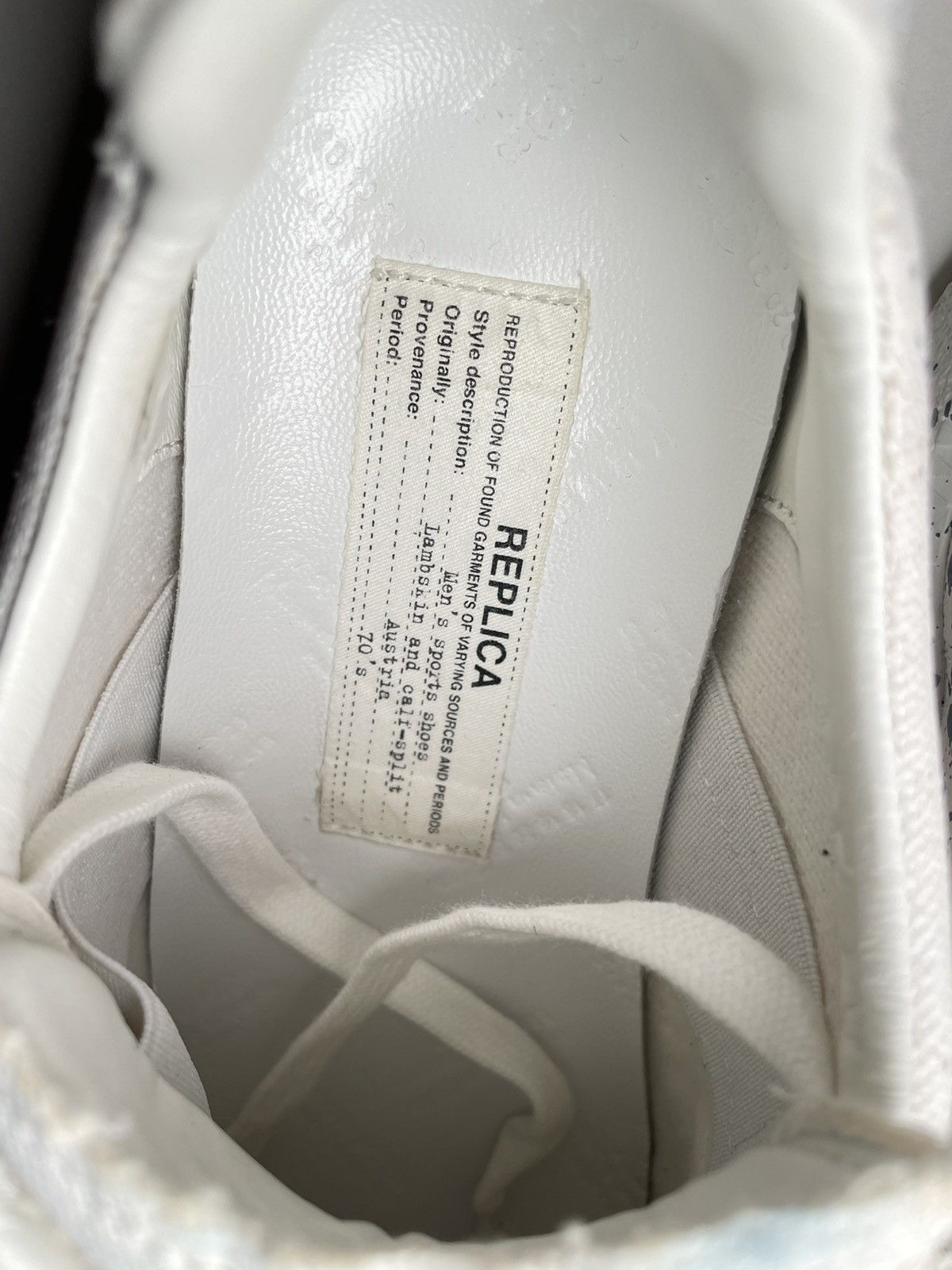 Maison Margiela Maison Margiela Gat Paint Splatter Sneakers Size US 8 / IT 38 - 7 Thumbnail