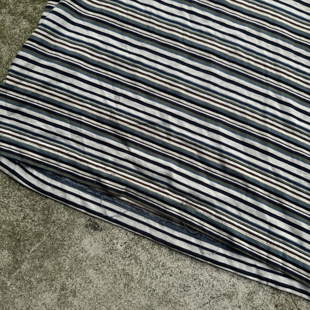 Vintage Thrashed Faded Distressed No Fear Striped Shirt ERD Grunge Size US L / EU 52-54 / 3 - 10 Thumbnail