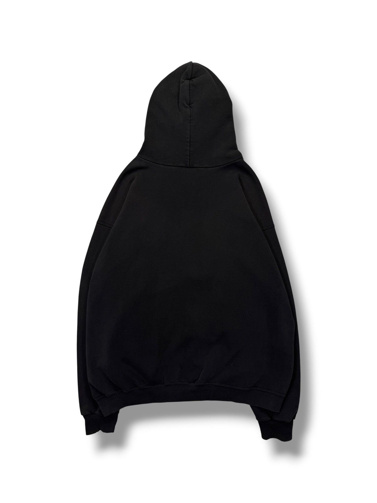 Nike Vintage 90’s Faded Black Nike Zip Up Hoodie Size US XL / EU 56 / 4 - 7 Thumbnail