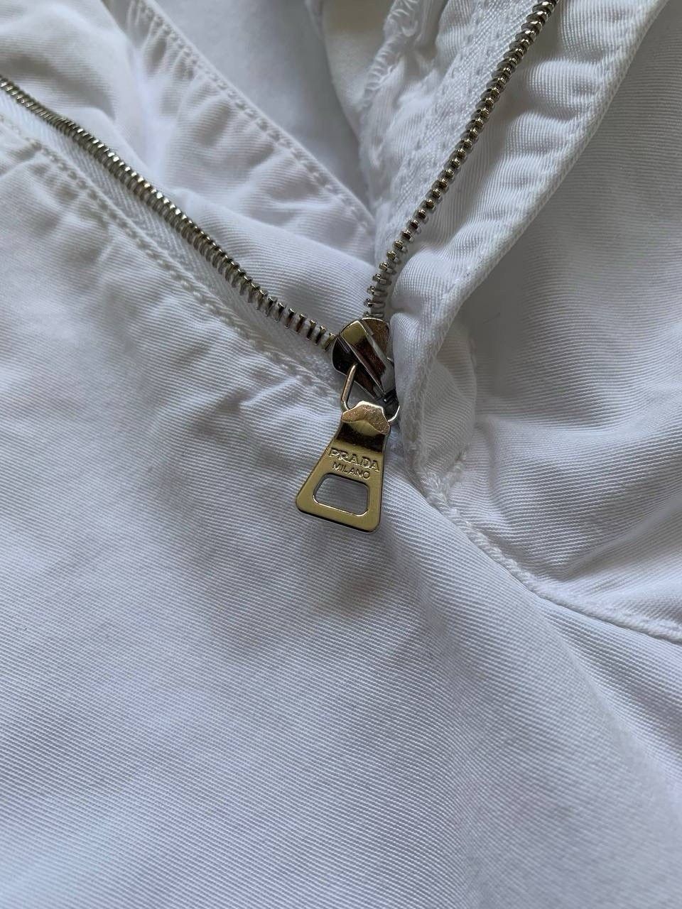 Prada Prada Milano White Vintage Shorts Man Luxury Cotton Pants Size US 32 / EU 48 - 7 Thumbnail