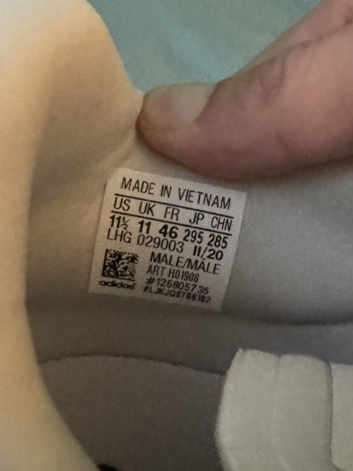 Adidas Adidas ZX 2K Boost White Hazy Emerald 2021 Size US 11 / EU 44 - 8 Thumbnail