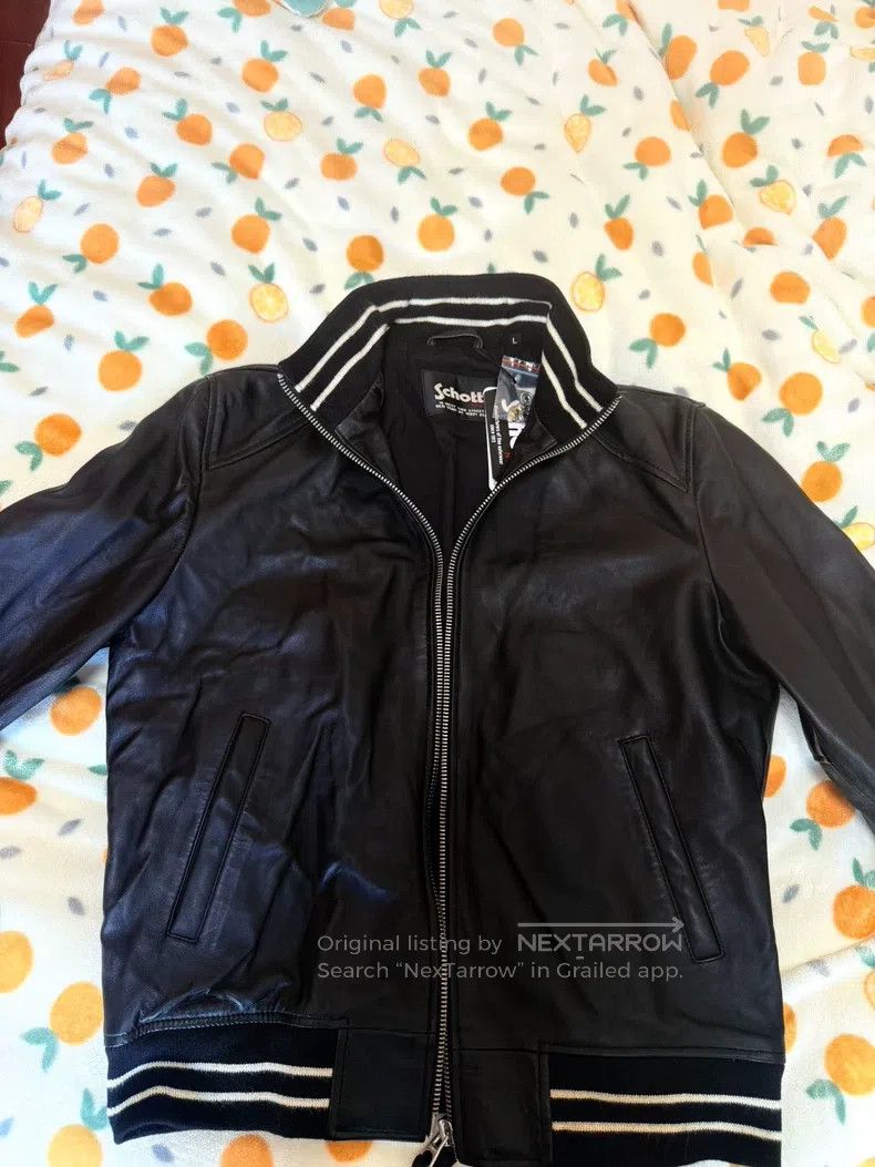Schott Lambskin baseball jacket