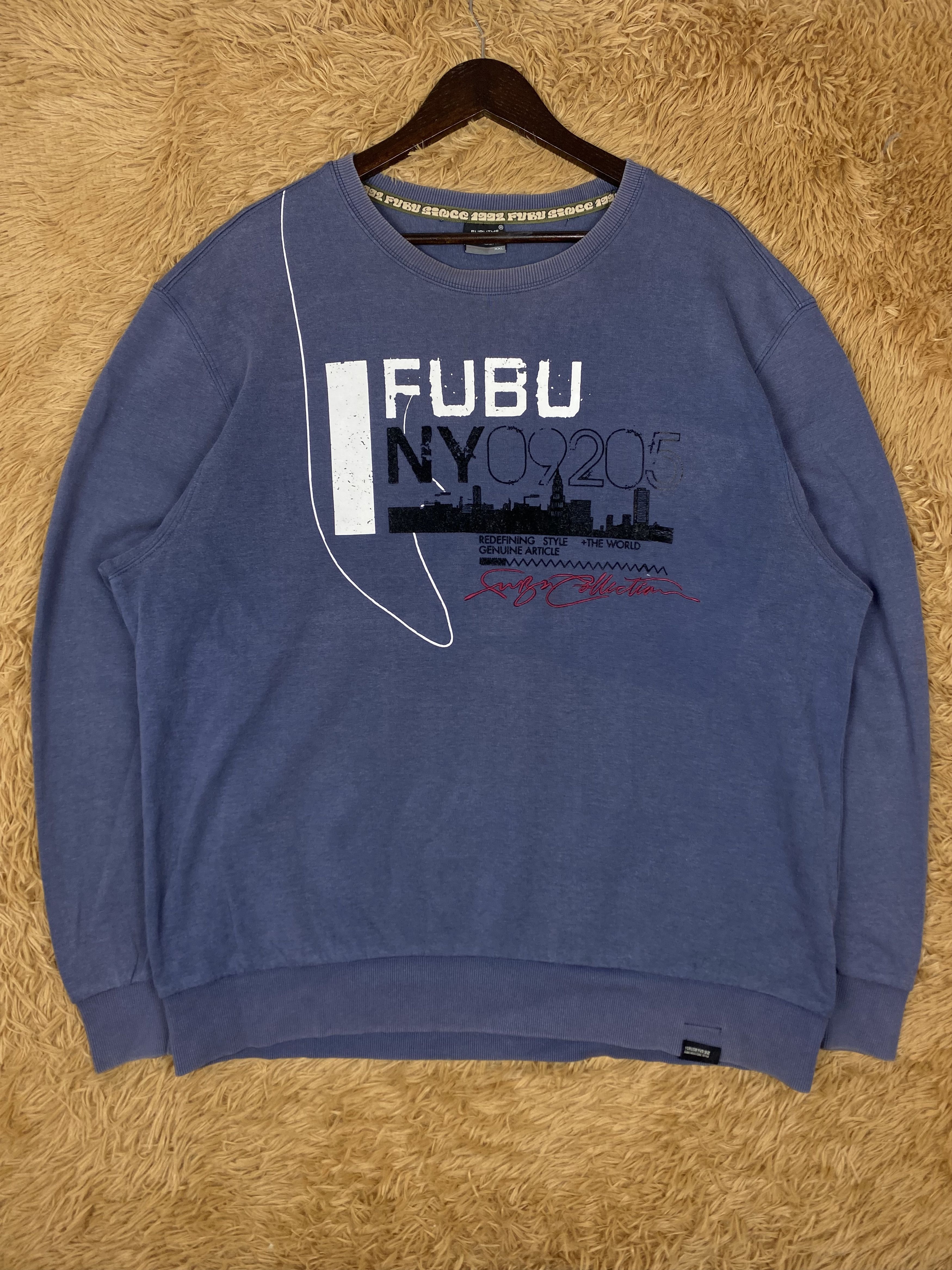 Fubu Vintage Fubu Hip Hop Sweatshirts PS0245 Size US XXL / EU 58 / 5 - 1 Thumbnail