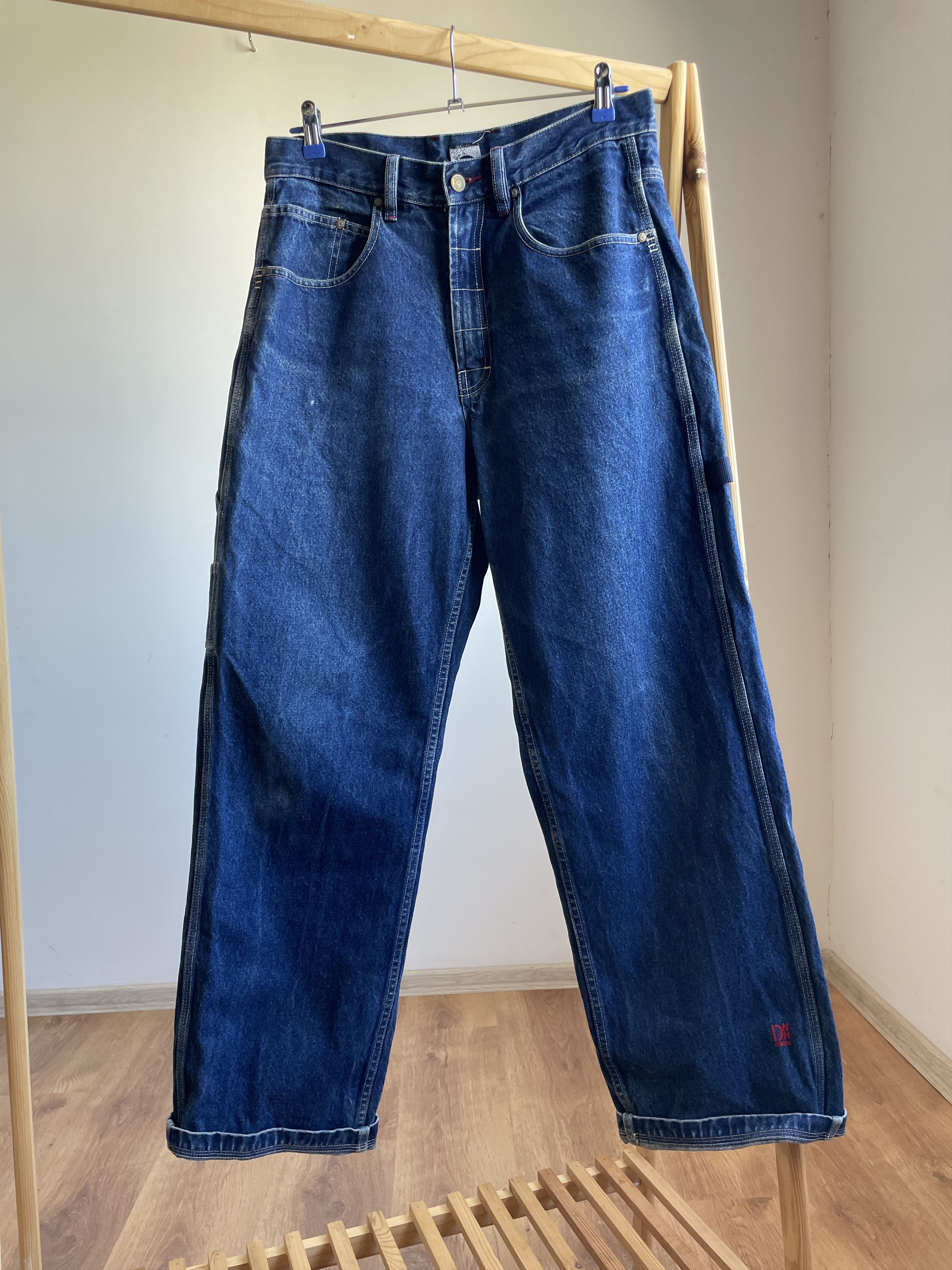Mecca Mecca Vintage Y2K Stanley 101 Carpenter Baggy Denim Size US 32 / EU 48 - 1 Thumbnail