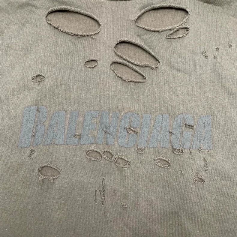 Balenciaga Balenciaga Brown Sabotage Hoodie Hoodie Size US M / EU 48-50 / 2 - 9 Thumbnail