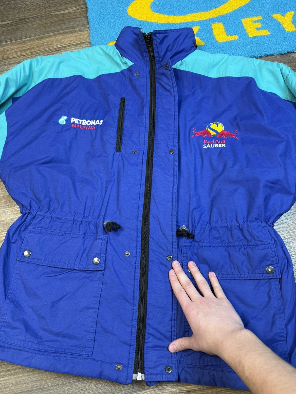 Red Bull × Vintage Vintage Red Bull Sauber Malaysia Blue Racing Jacket Size US L / EU 52-54 / 3 - 10 Thumbnail