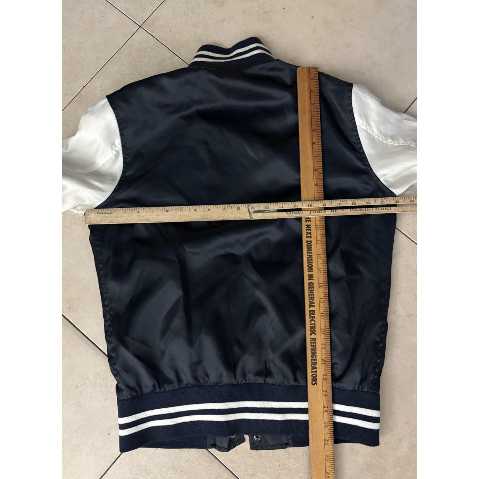 Superdry Superdry Jacket Mens L Blue White Tokyo City Crew Varsity Zip JPN Jacket Coats Size US L / EU 52-54 / 3 - 6 Thumbnail