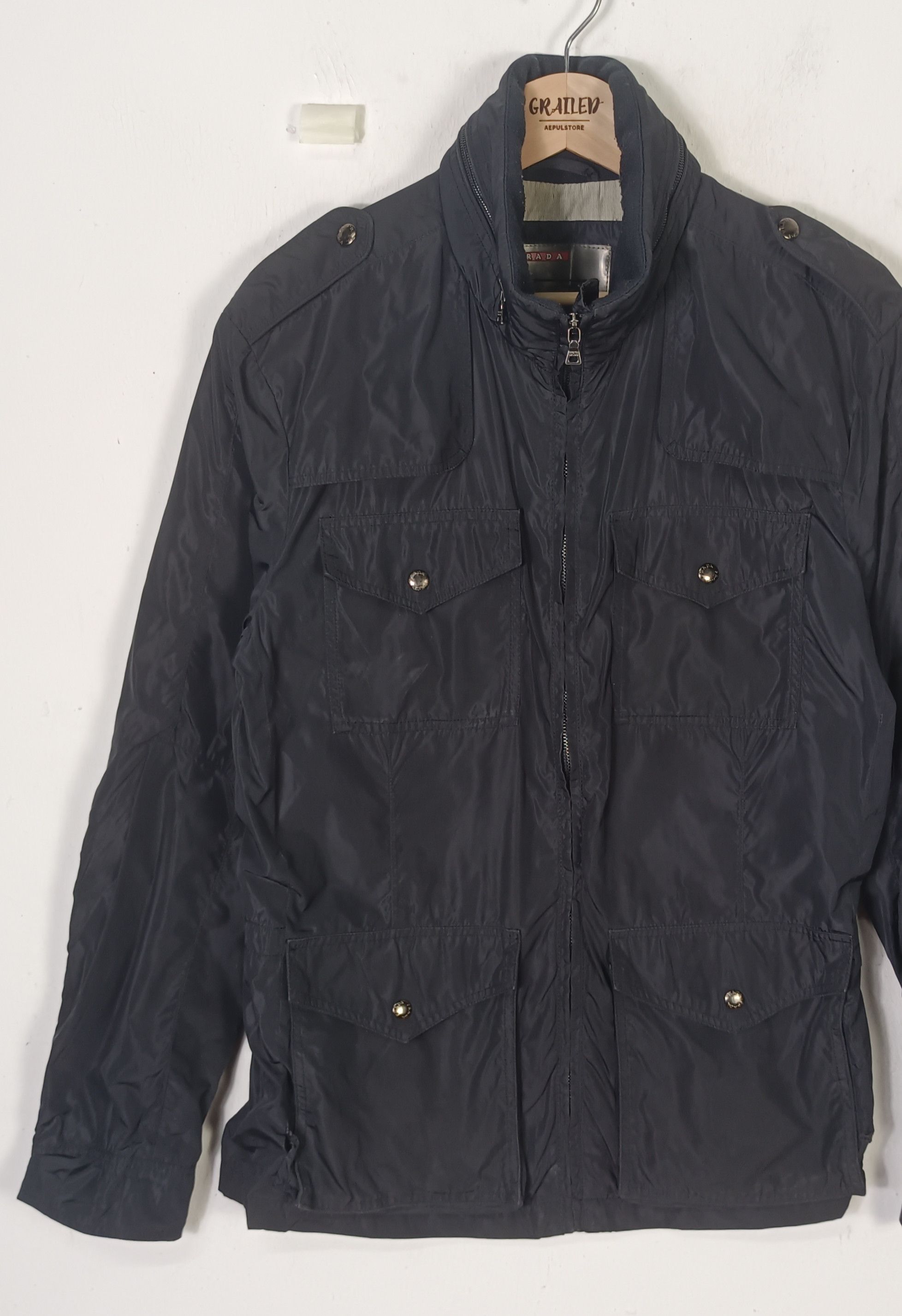 Prada Prada M6 Military Double Collar Jacket Size US M / EU 48-50 / 2 - 4 Thumbnail