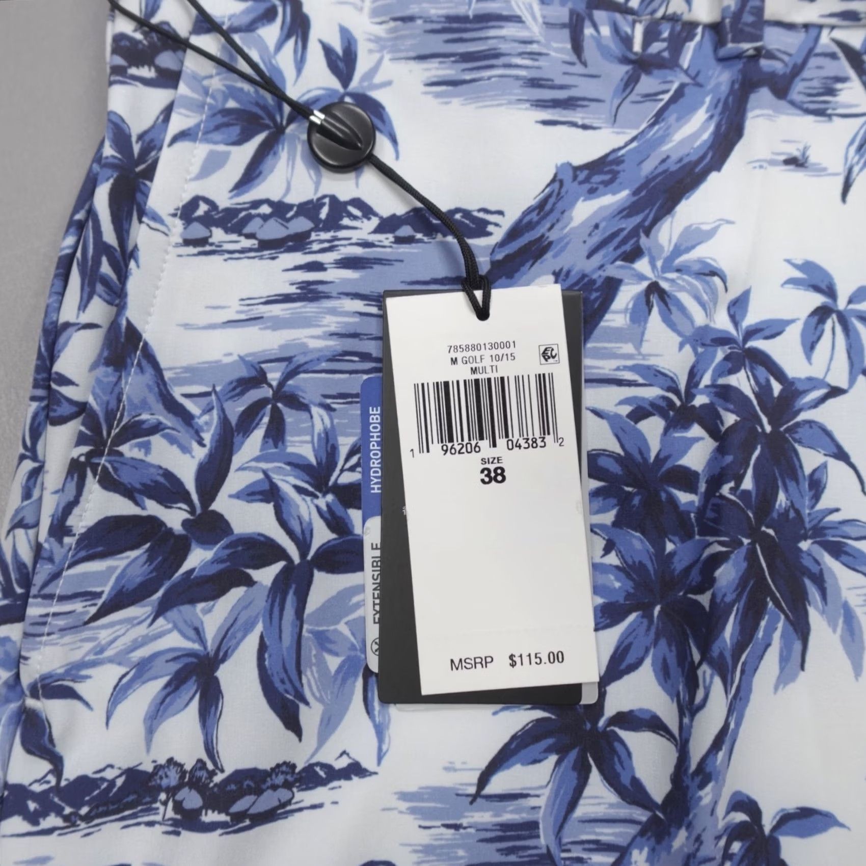RLX Ralph Lauren RLX Ralph Lauren Golf Shorts 9" Classic Fit Elephant Safari White Blue Size 38 Men Summer Chino Pockets Stretch Size US 38 / EU 54 - 3 Thumbnail