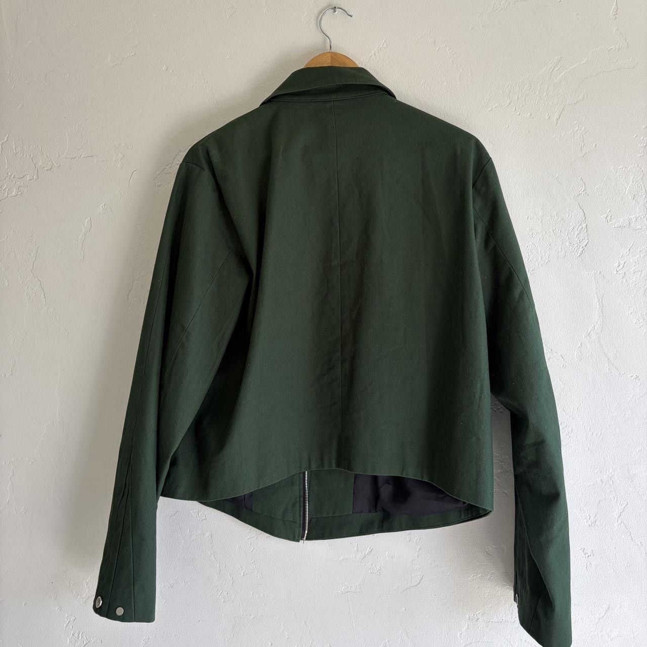 CMMAWEAR Cmmawear Green Crescent Moon Cropped Workwear Jacket Size US L / EU 52-54 / 3 - 2 Thumbnail