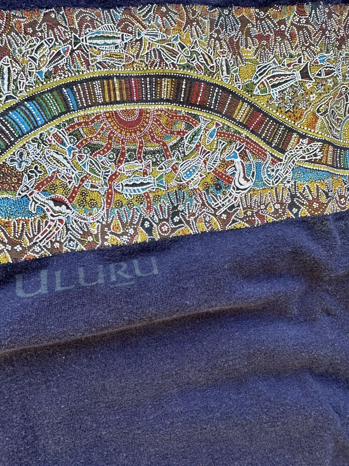 Vintage Vintage Aboriginal Tee Shirt Side Xl 90 Native Art Graphic Size US XL / EU 56 / 4 - 4 Thumbnail