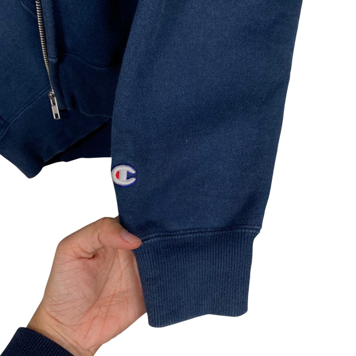 Champion CHAMPION Big Logo Zipper Hoodies Sweatshirt #1791-C79 Size US M / EU 48-50 / 2 - 16 Thumbnail