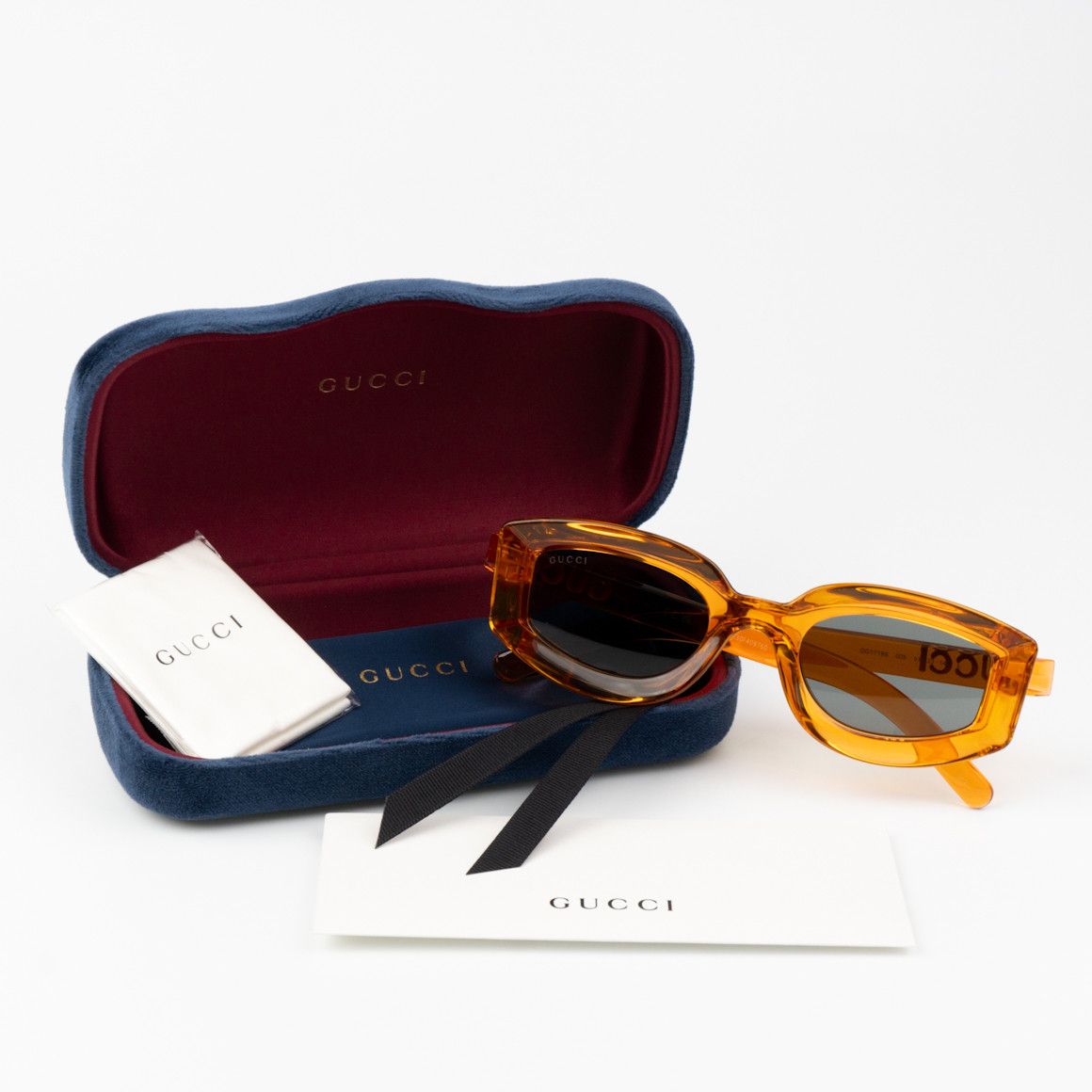 Gucci NEW Gucci GG1719S 005 Women Square Sunglasses GG 1719S Size ONE SIZE - 9 Thumbnail