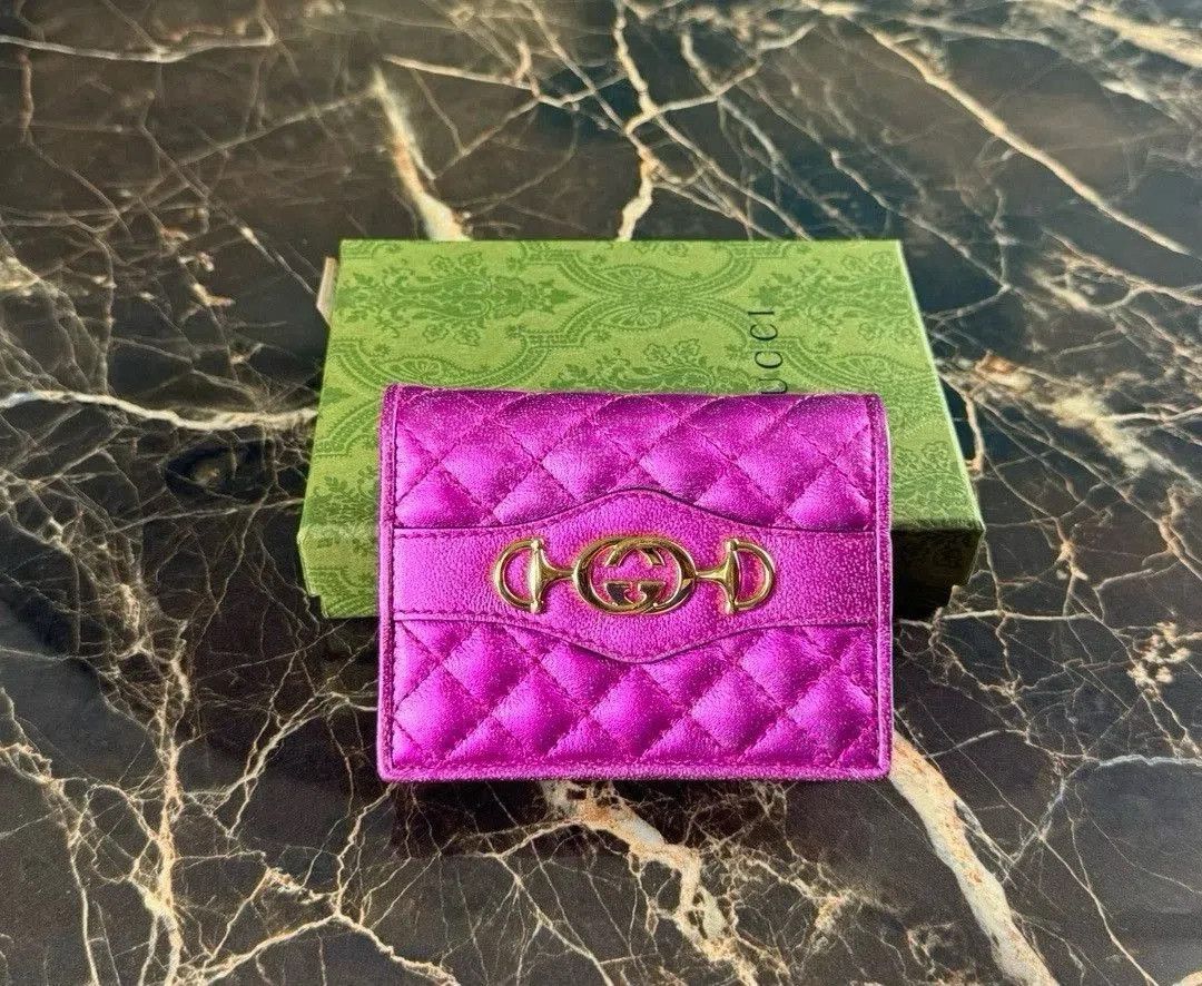 Gucci Gucci Limited Metallic Wallet Card Holder. Size ONE SIZE - 1 Thumbnail