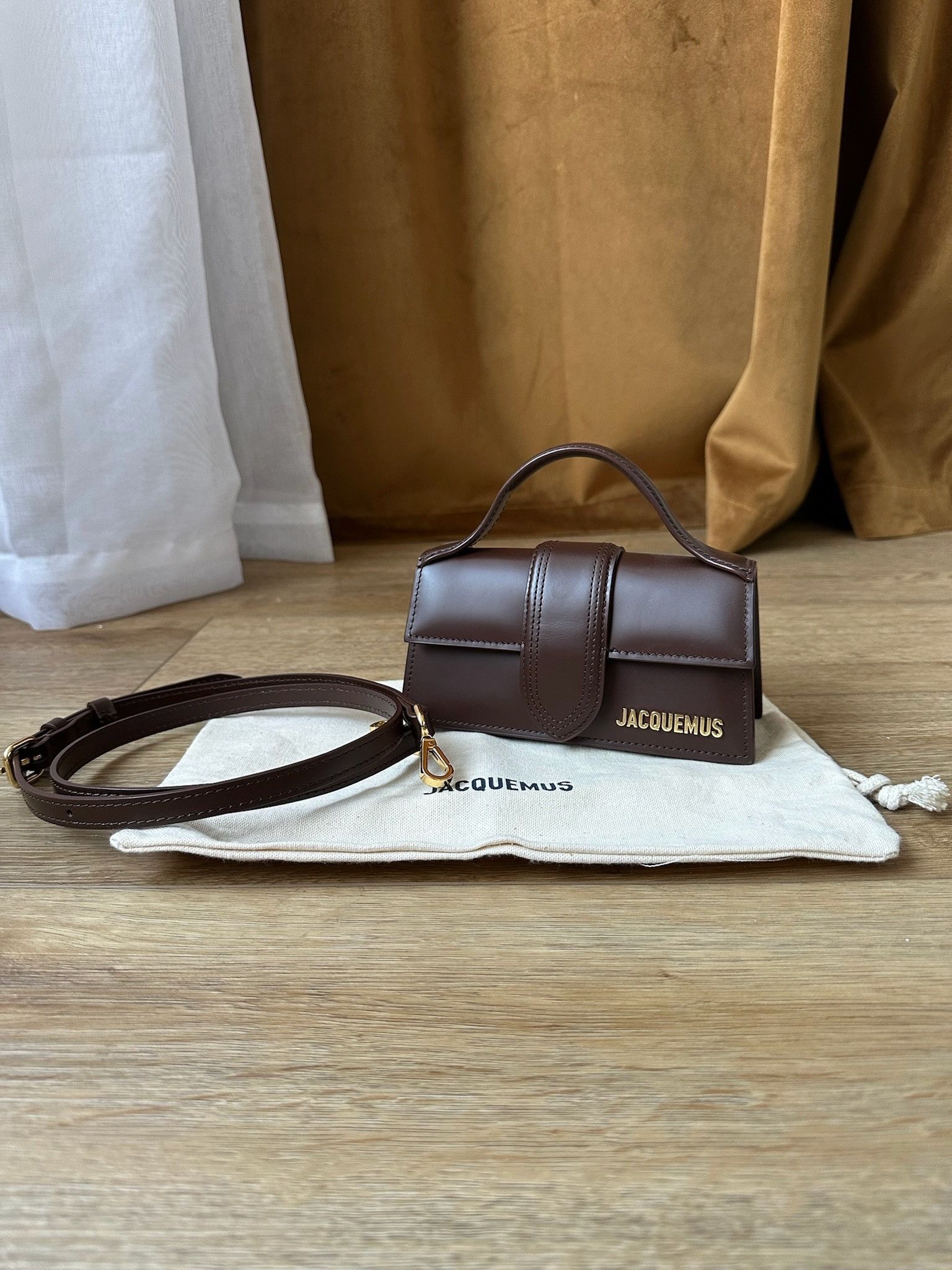 Jacquemus 🔥[SALE]🔥 Jacquemus Le Bambino Mini Flap Dark Brown Bag Size ONE SIZE - 1 Thumbnail