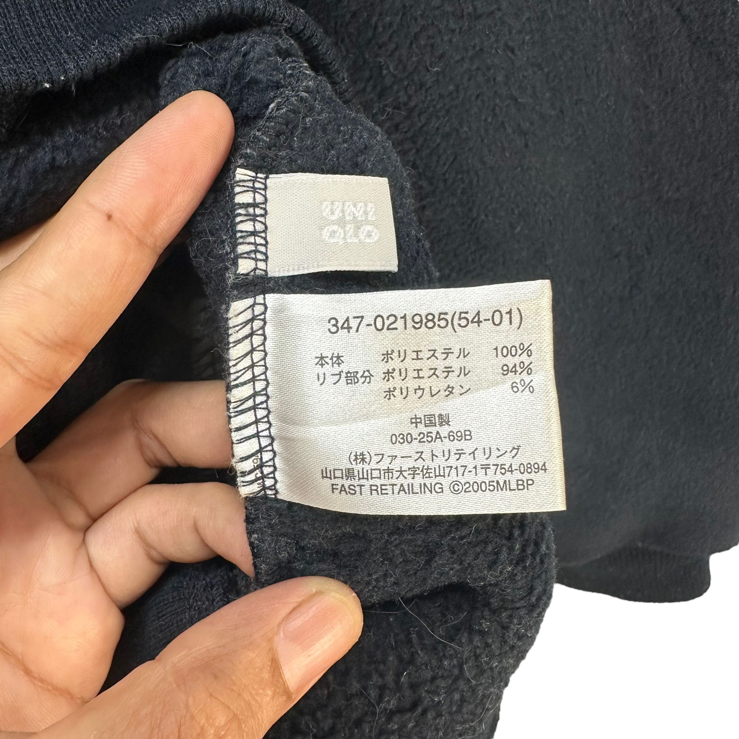 Uniqlo MLB NEW YORK YANKEES PULLOVER FLEECE #7698-165 Size US L / EU 52-54 / 3 - 10 Thumbnail
