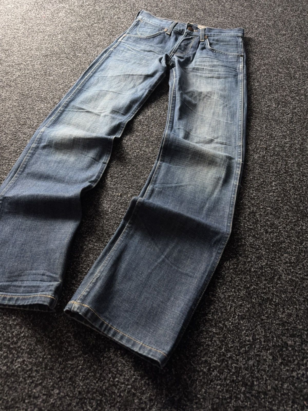 Wrangler Western Cowboy Wrangler ACE 1947 Vintage Button Denim Jeans Size US 28 / EU 44 - 3 Thumbnail