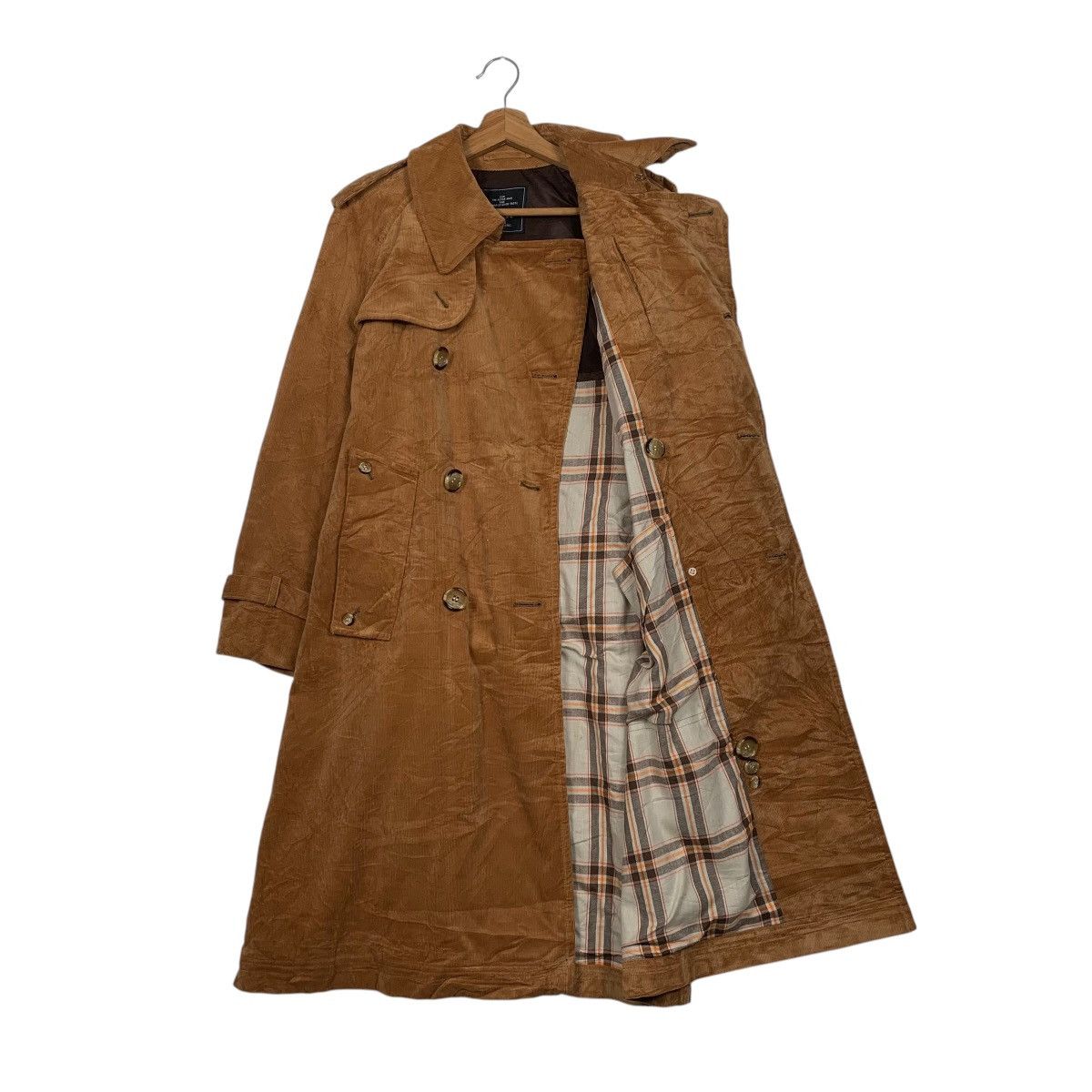 Japanese Brand Van Jacket Double Breasted Corduroy Trench Coat Size US M / EU 48-50 / 2 - 10 Thumbnail