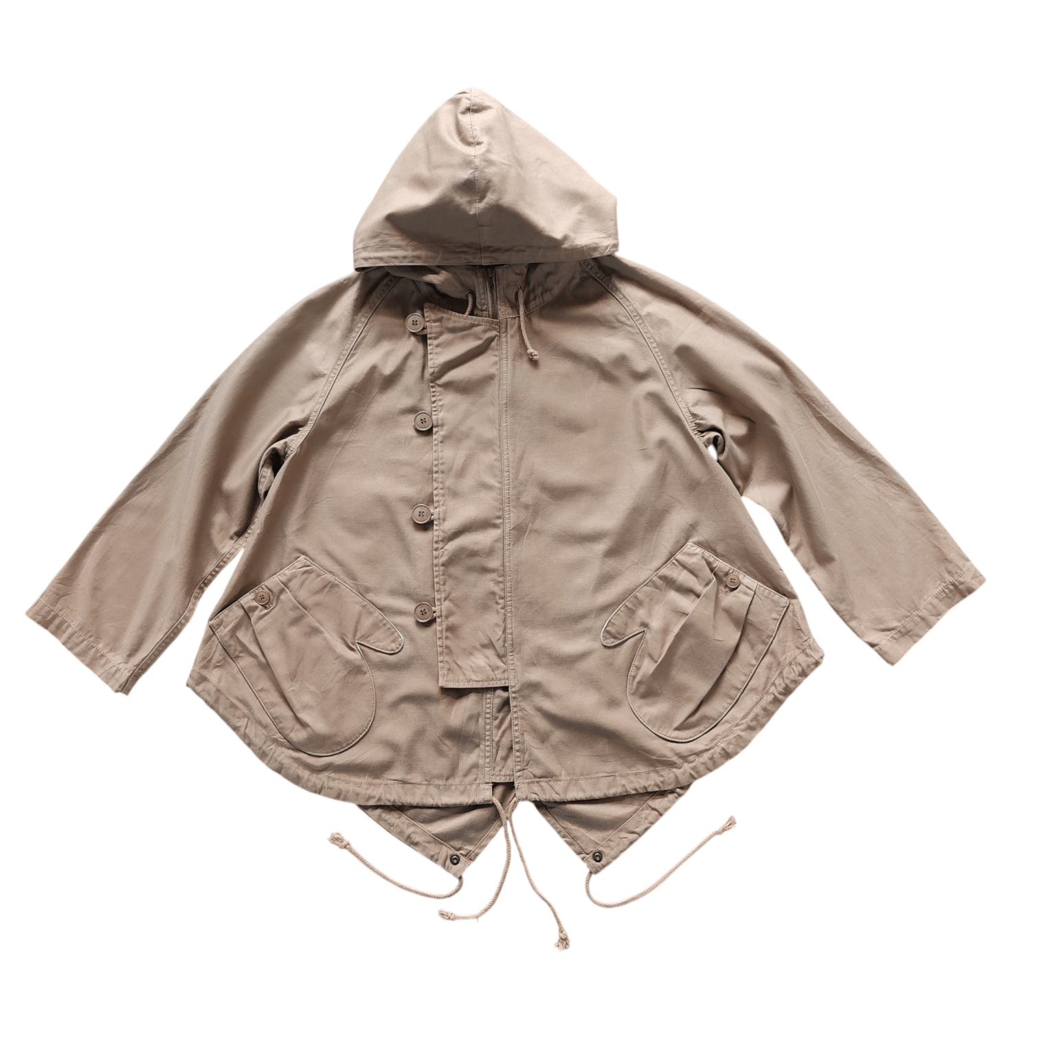 Ne-Net Né-net Hooded Cotton Anorak Parka — Size 2 Size M / US 6-8 / IT 42-44 - 1 Thumbnail