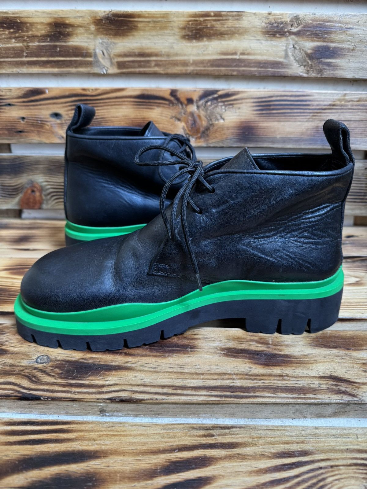 Bottega Veneta Tire ankle lace up boots Size US 7 / EU 40 - 6 Thumbnail