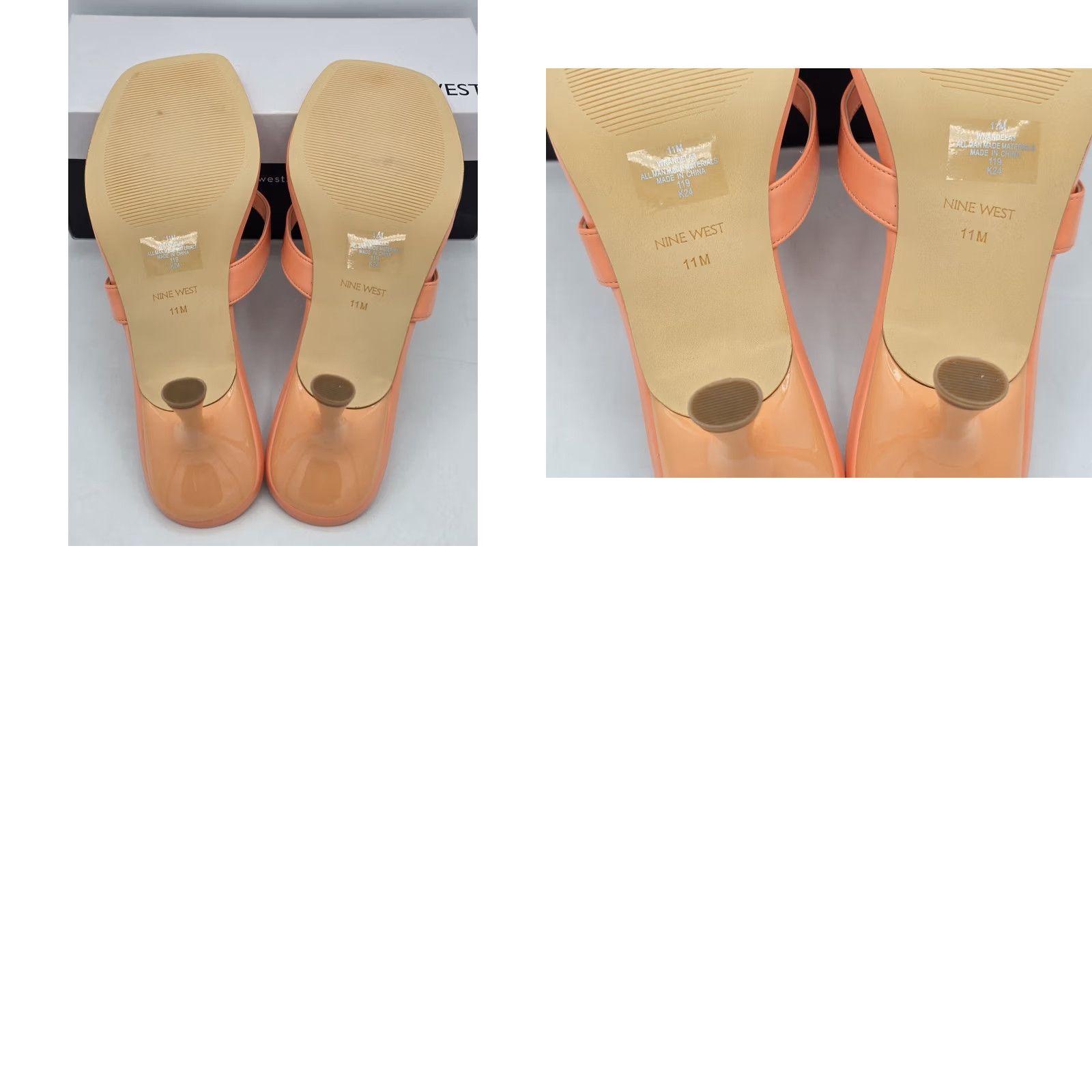 Nine West Nine West Andela 3 - Orange 800 - Sz 11 M New With Box Womens Heeled Sandals Shoes Nike not included Size US 11 / IT 41 - 8 Thumbnail