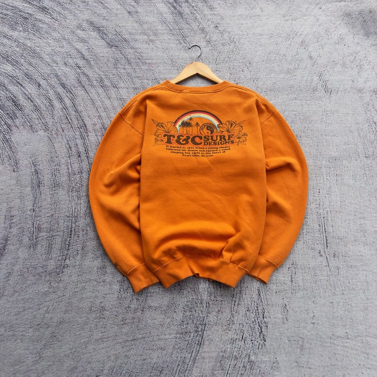 Japanese Brand VINTAGE T&C SURF DESIGNS HAWAII SURFING BIG LOGO Size US L / EU 52-54 / 3 - 1 Thumbnail