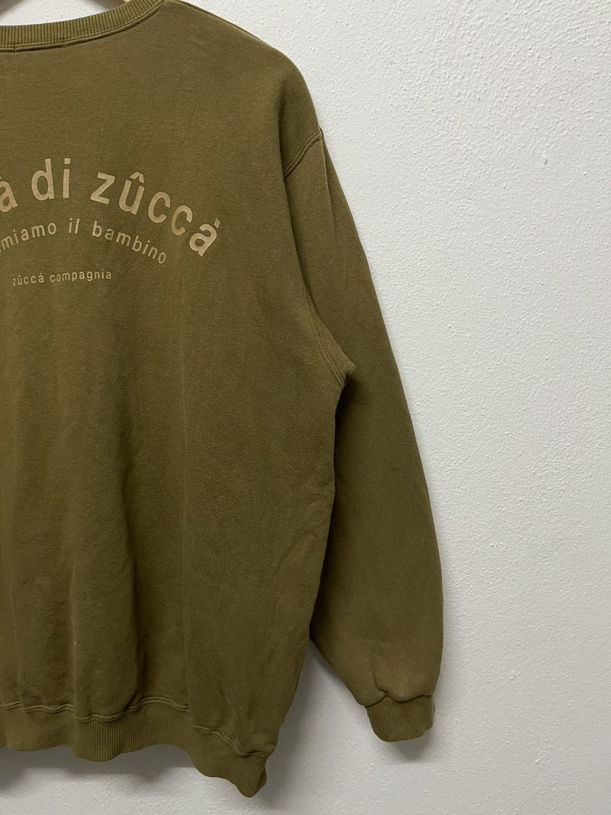 CABANE de ZUCCa × Issey Miyake × Japanese Brand 90s ZUPPA DI ZUCCA ISSEY MIYAKE SPELLOUT CREWNECK Size US M / EU 48-50 / 2 - 8 Thumbnail